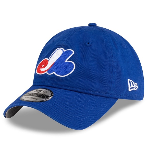 Montreal Expos OVO x New Era Washed 9TWENTY Adjustable Hat - Blue - Picture 3 of 10